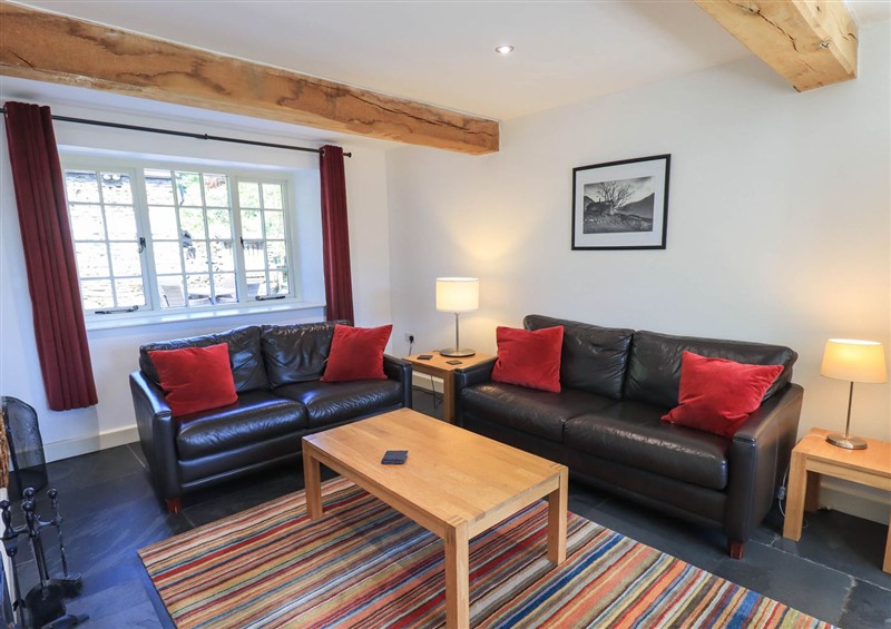 This is the living room (photo 2) at Great Hartbarrow Farm Cottage, Cartmel Fell near Windermere