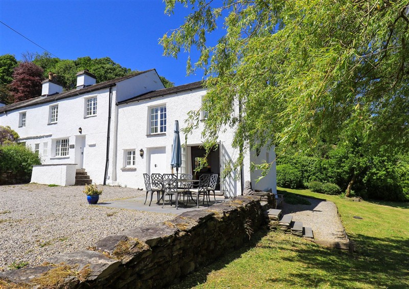 This is the setting of Great Hartbarrow Farm Cottage at Great Hartbarrow Farm Cottage, Cartmel Fell near Windermere