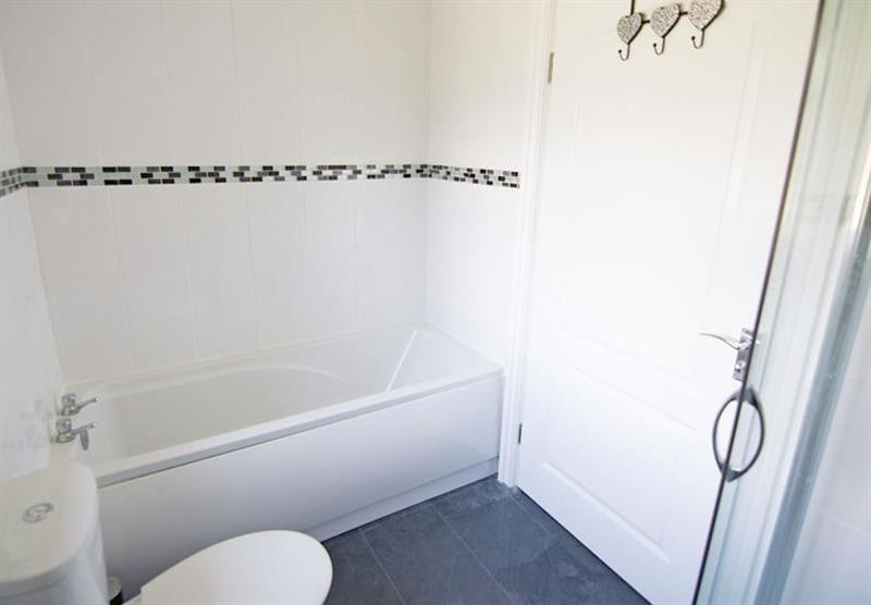 Bathroom in a Sycamore Lodge at Great Hatfield Lodges in Aldbrough, Yorkshire Moors and Coast