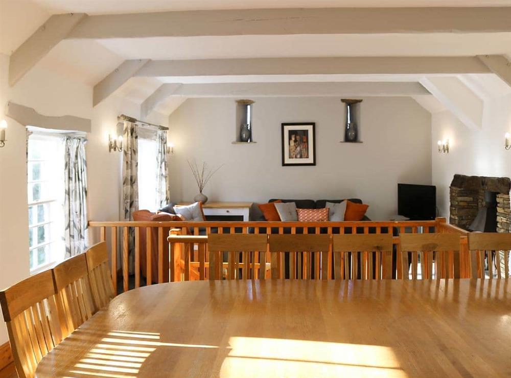 Main House - Dining & Sitting Room at Great Horner in Halwell, near Totnes, Devon