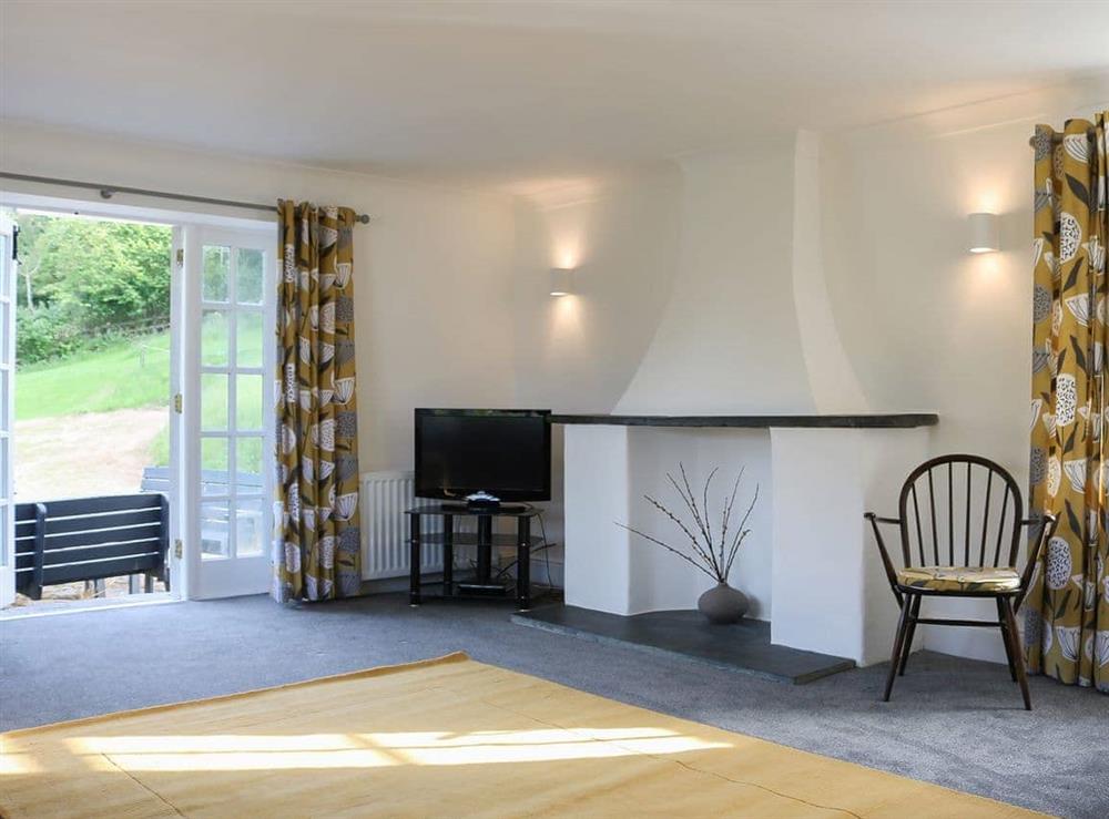Main House - Living Room at Great Horner in Halwell, near Totnes, Devon