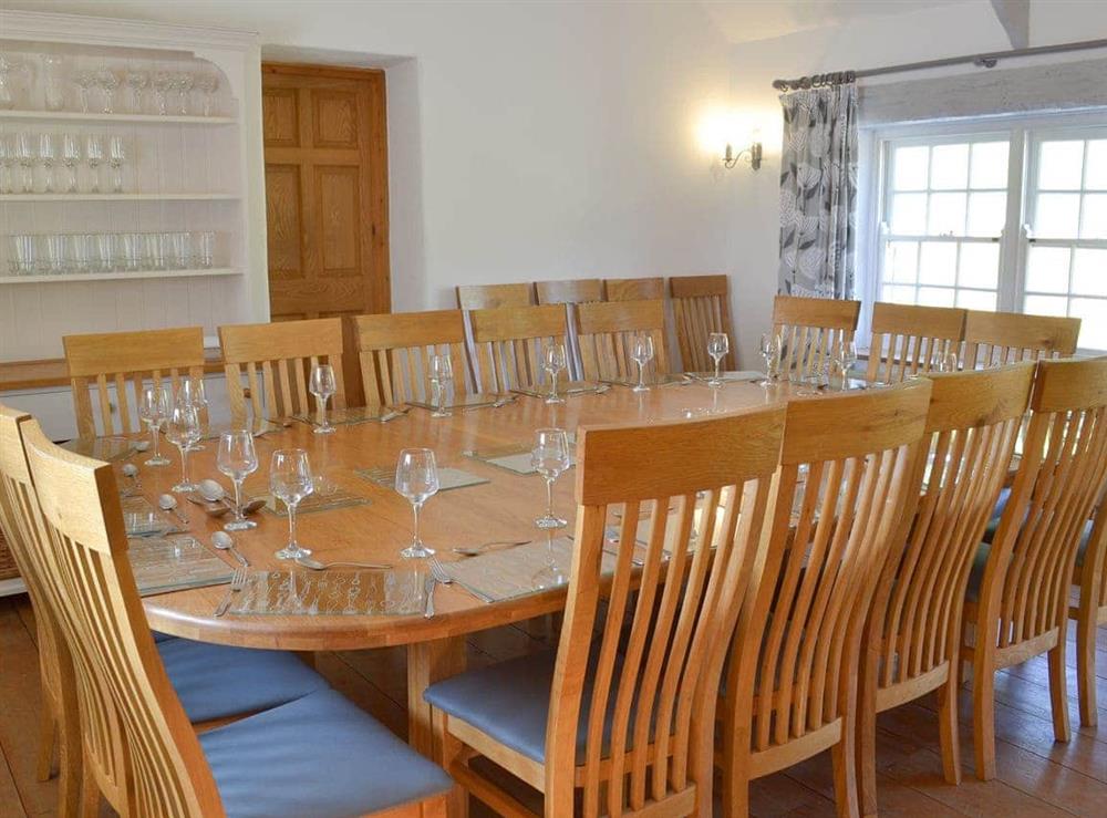 Wonderful accommodating dining area at Great Horner in Halwell, near Totnes, Devon