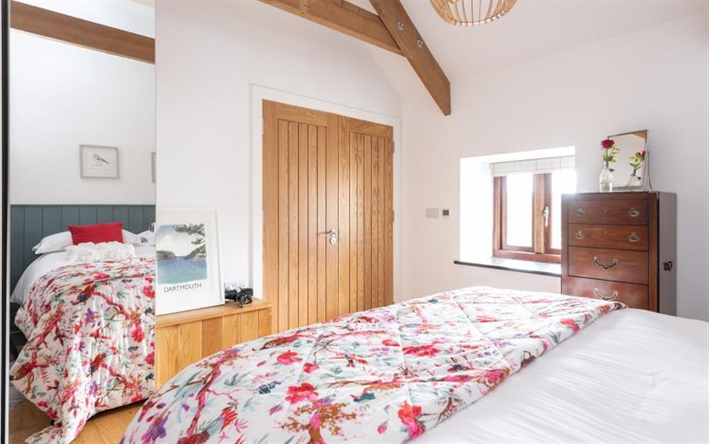 One of the bedrooms at Great Palstone Barn in South Brent