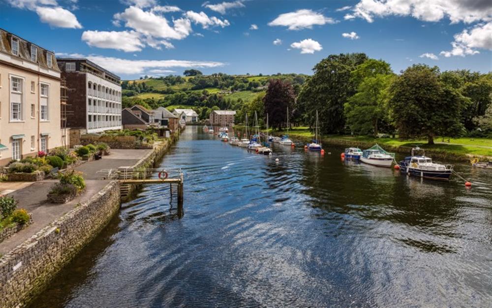The River Dart at Totnes. at Great Palstone Barn in South Brent