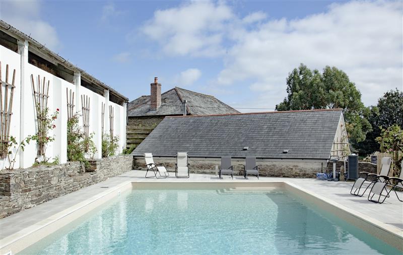 Spend some time in the pool at Great Trethawle, Cornwall