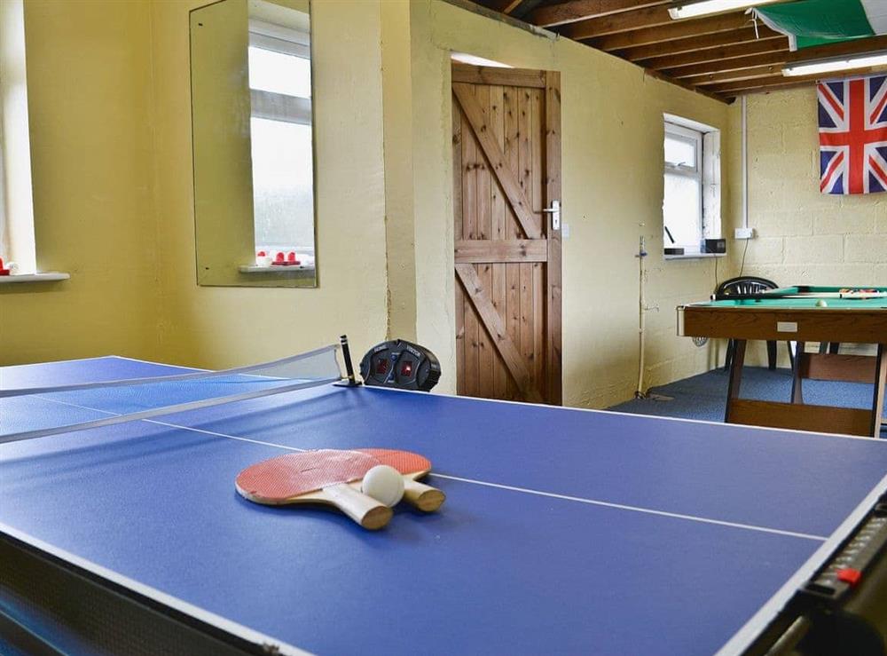Games room at Green Acre Cottage in Kilgetty, Dyfed , Great Britain