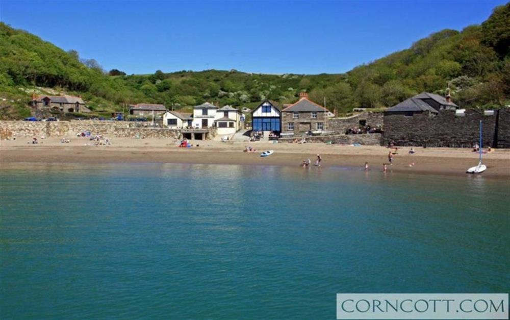 Polkerris beach at 2 Bed Cottage (3900), 