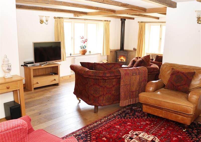 Relax in the living area at Green Farm Stables, Hognaston near Carsington Water