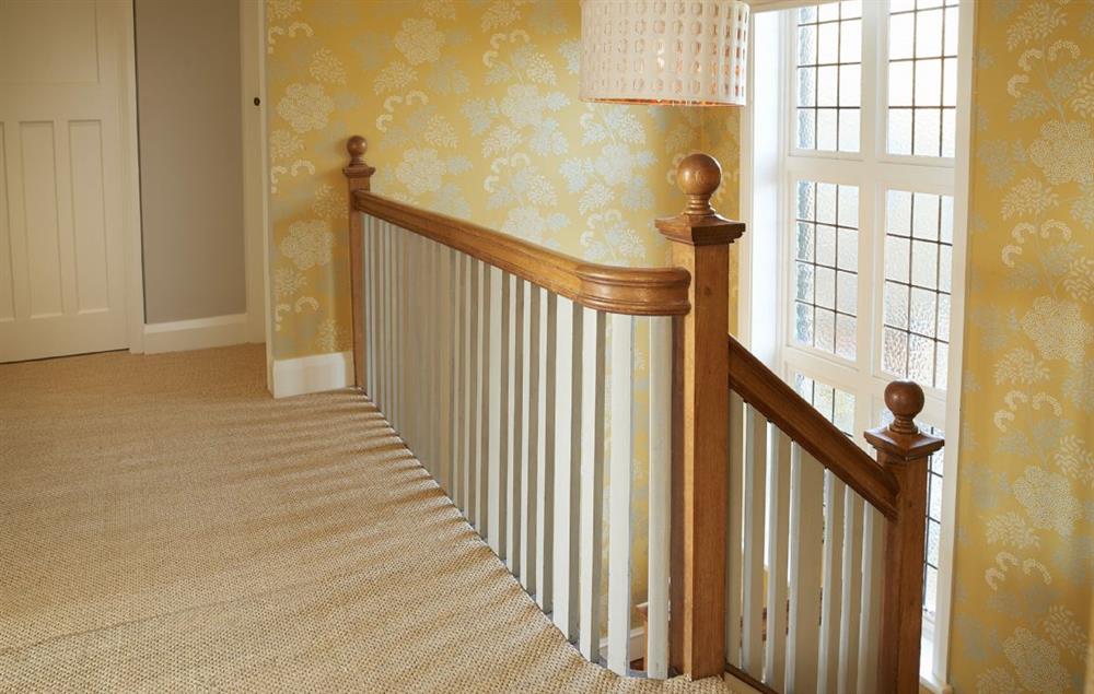 Spacious and light stairway to the first floor at Green Gables, Eardisley