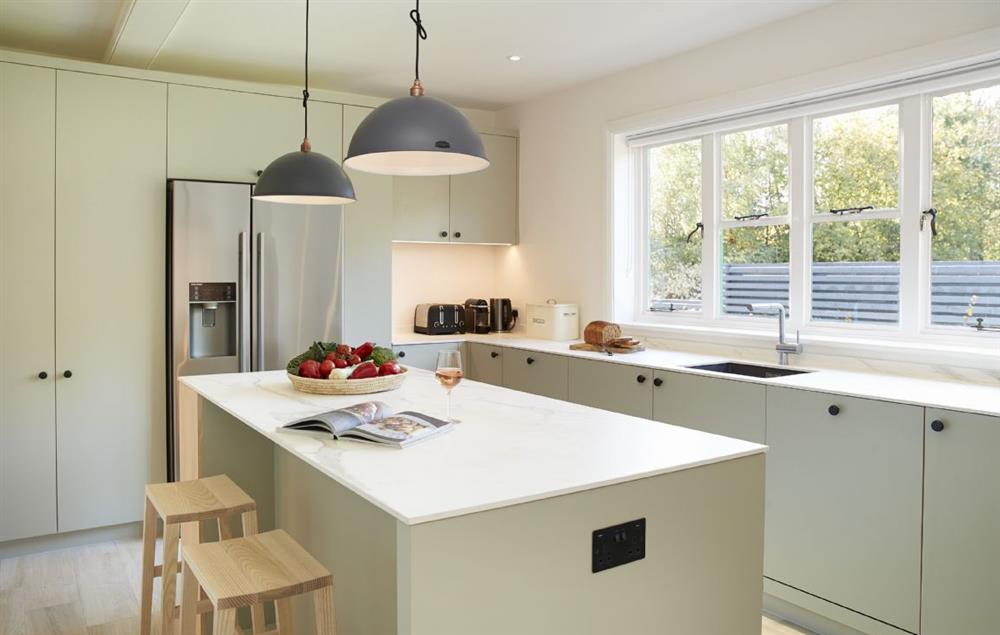 This modern kitchen is full of light and space at Green Gables, Eardisley