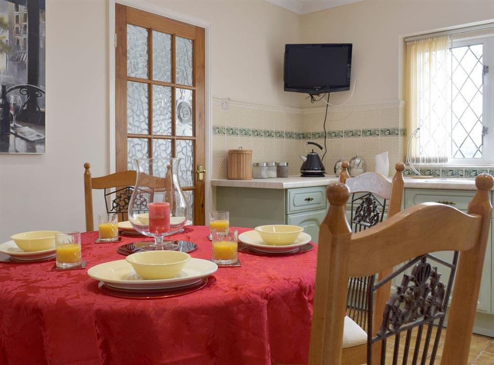 Convenient dining area within kitchen at Green Haven in Narberth, Pembrokeshire, Dyfed