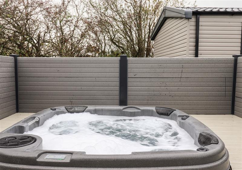 Enjoy the hot tub at Green Meadows Lodge 9, Blackford near Carlisle