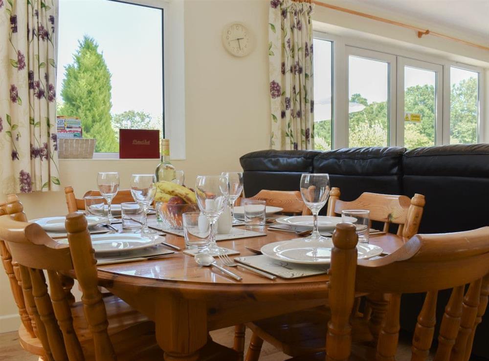 Dining Area at Green Valley Retreat in Holsworthy, Devon