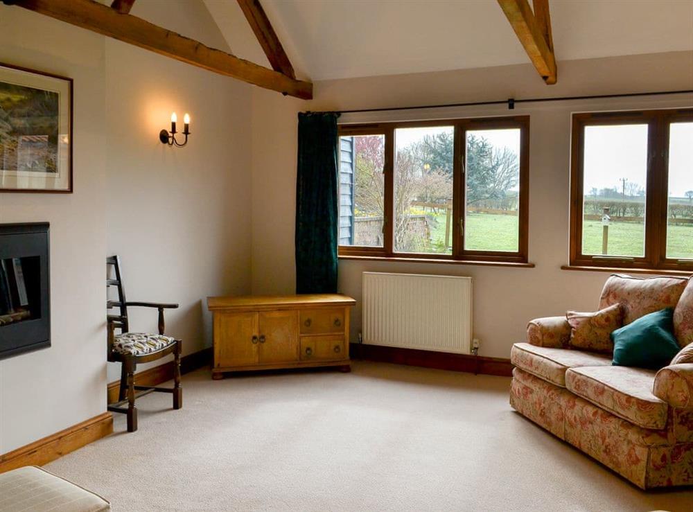 Living room at Greenacre Barn in Swaffam, near Dereham, Norfolk