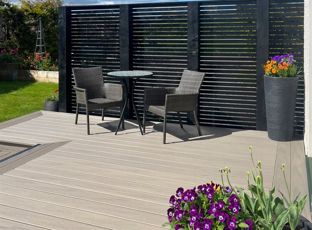 Decking at Greenacres in Perth, Perthshire
