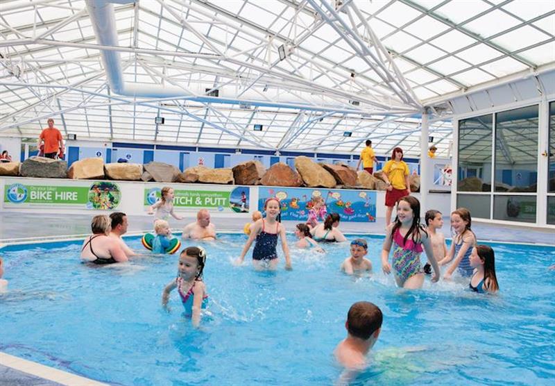 Indoor heated swimming pool at Greenacres in Porthmadog, North Wales & Snowdonia