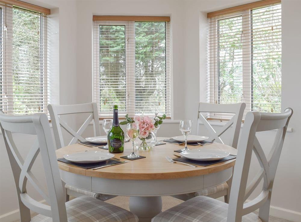 Ideal dining area at Greenacres in Reynalton, near Tenby, Pembrokeshire, Dyfed