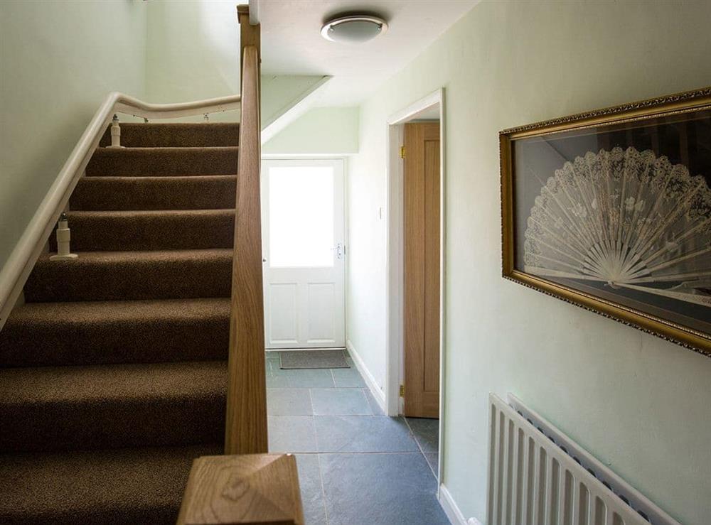 Stairs to first floor at Greenah View in Uldale, near Wigton, Cumbria