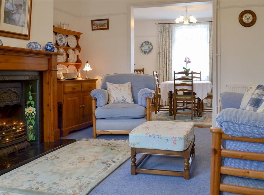 Comfortable living room at Greenbank Cottage in Downham Market, Norfolk