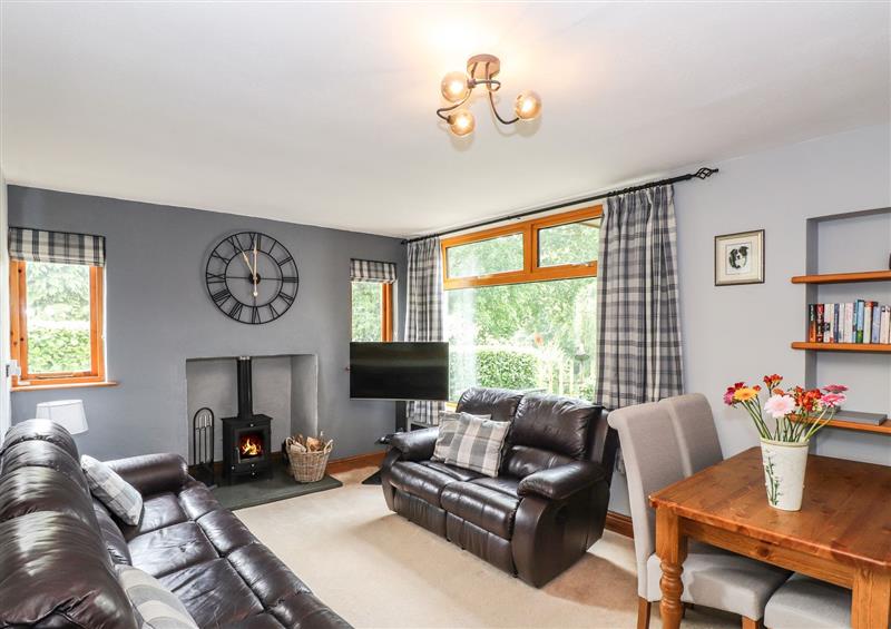 Relax in the living area at Greenbank Cottage, Winster near Bowness-On-Windermere