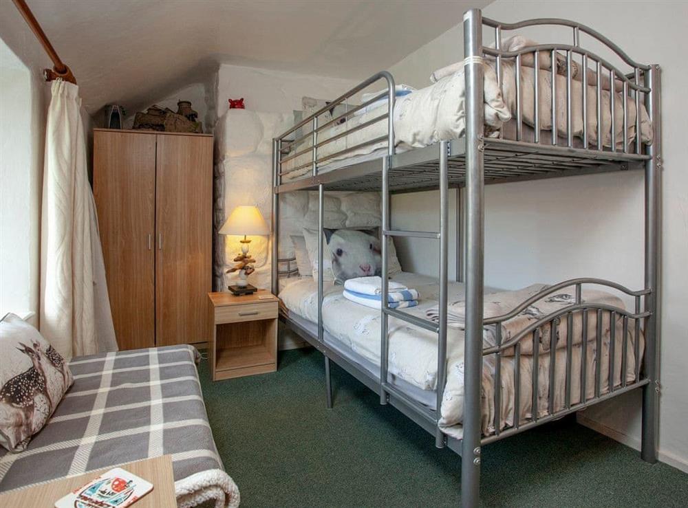 Bunk bedroom at Greenbank Farm in Nanpean, near St Austell, Cornwall