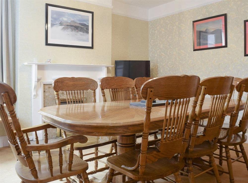 Light and airy dining room at Greenbank in Keswick, Cumbria