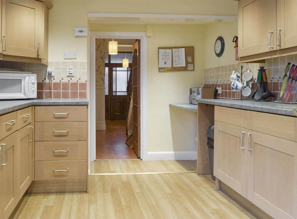 Well-equipped fitted kitchen at Greenbank in Keswick, Cumbria