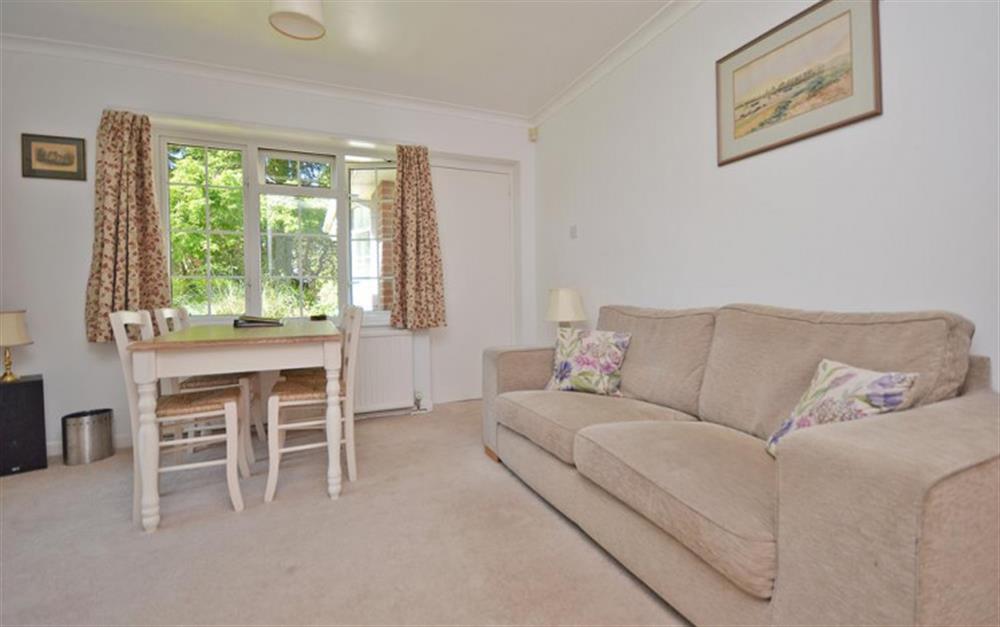 Living room at Greencroft Annexe in Lymington