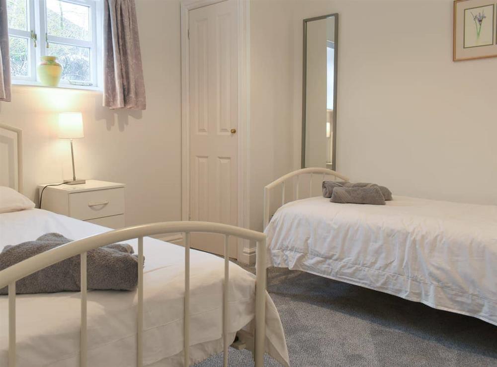 Twin bedroom at Greenfields in Upottery, near Honiton, Devon
