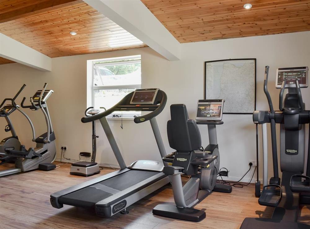 Gym at Greenfinch Apartment in Woolsery, near Clovelly, Devon