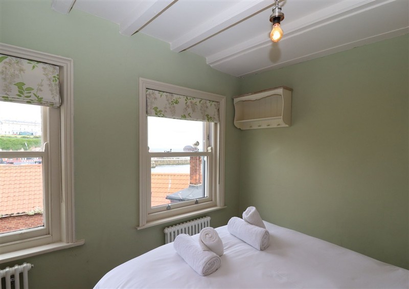 One of the bedrooms at Greenfingers, Whitby