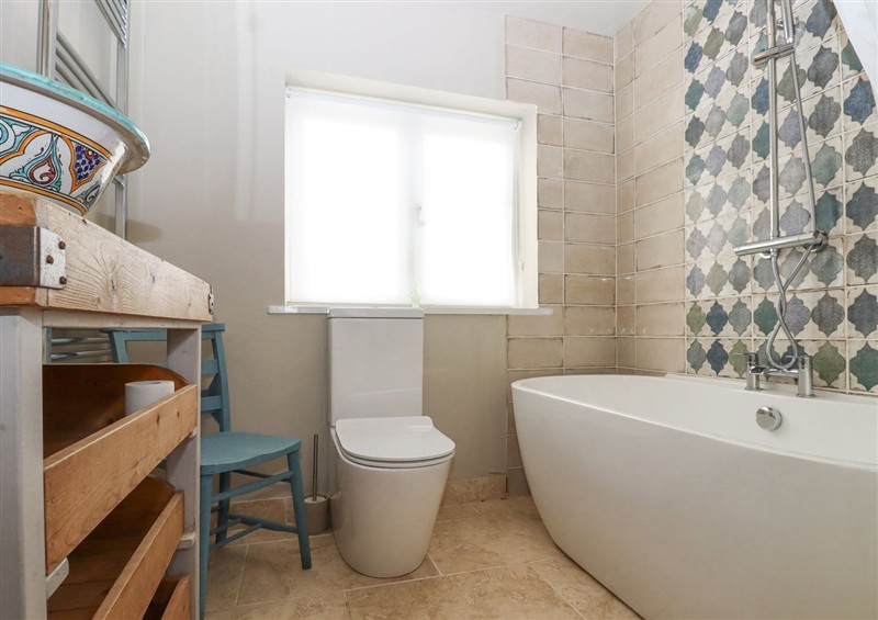 This is the bathroom at Greengates, Camber