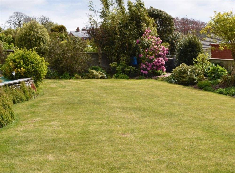 Garden at Greenhaven in Tywardreath, near St Austell, Cornwall