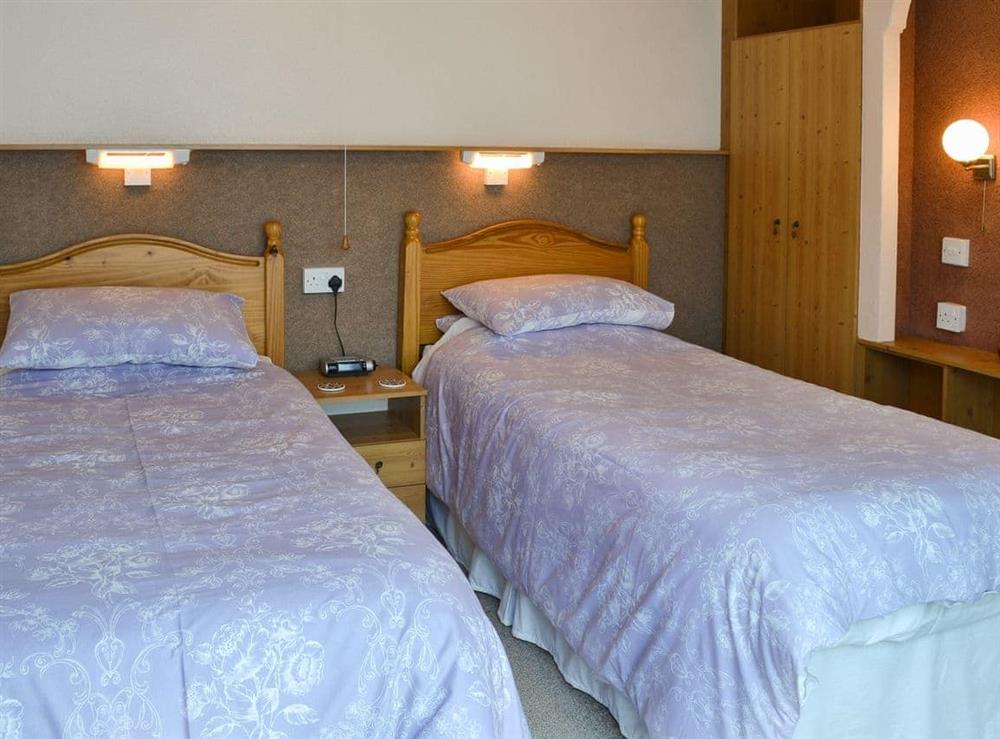 Twin bedroom at Greenhaven in Tywardreath, near St Austell, Cornwall