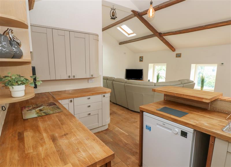 This is the kitchen at Greenheart Cottage, Pontrhydyfen