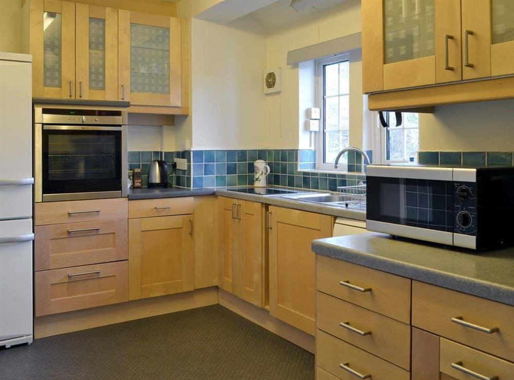 Well-appointed kitchen at Greenhedges in Budleigh Salterton, Devon