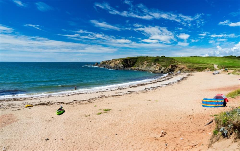 Thurlestone Beach at Greenhill Cottage in East Allington
