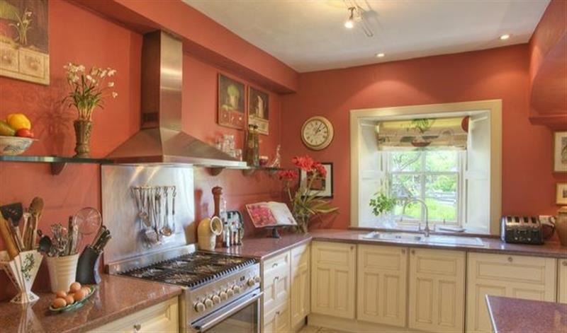 Kitchen at Greenhill Lodge & Cottage, Hownam near Jedburgh