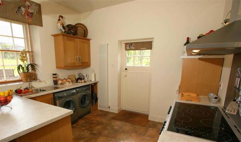 This is the kitchen at Greenhill Lodge & Cottage, Hownam near Jedburgh