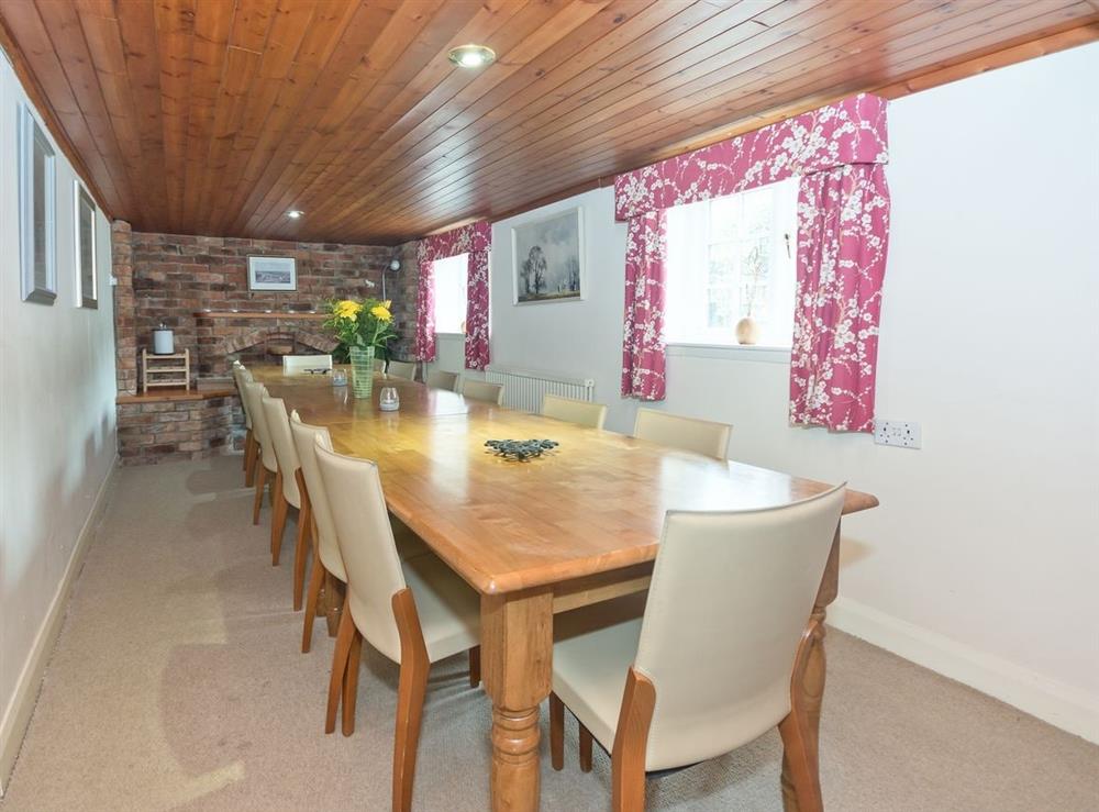 Dining room at Greenlands Farmhouse in Barmby Moor, York., North Yorkshire