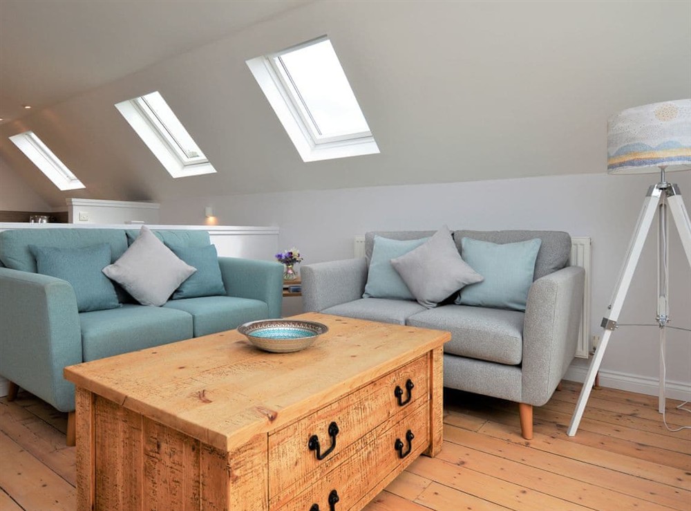 Open plan living space at Greenlea in Strachur, Argyll