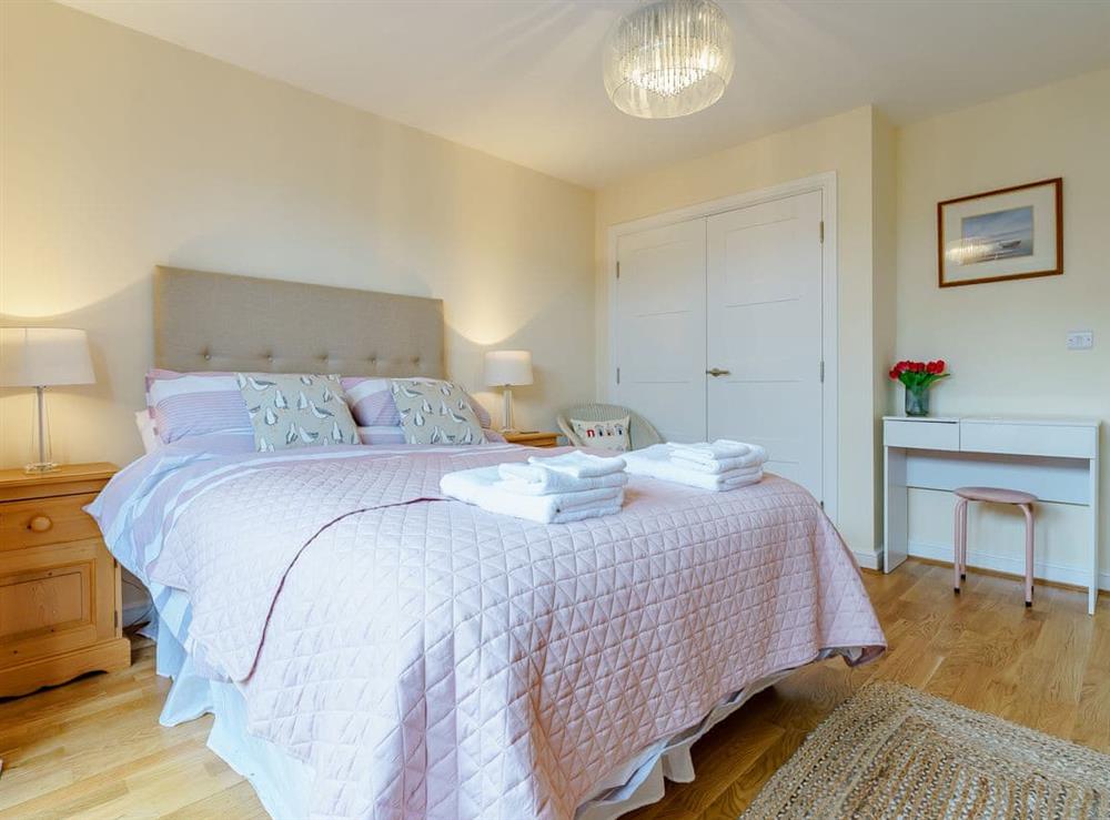 Double bedroom at Greenlee in Seahouses, Northumberland