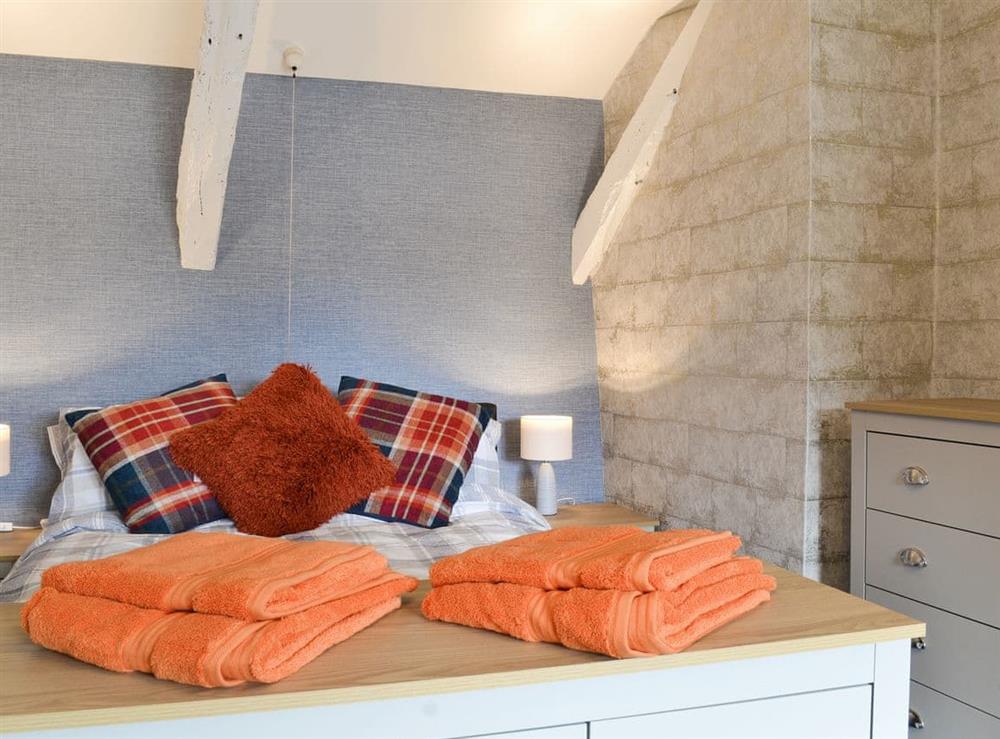 Comfortable double bedroom at Greenpastures in Patchacott, near Okehampton, Devon