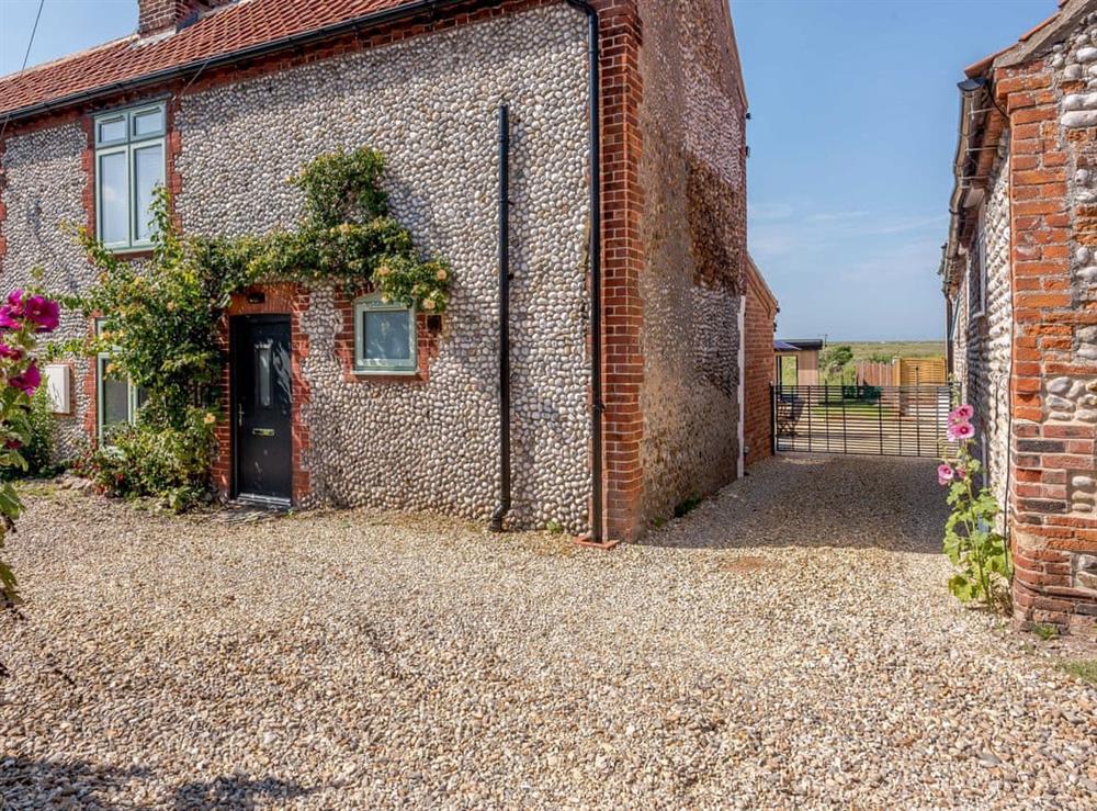 Characterful front elevation at Greenrush in Blakeney, near Holt, Norfolk