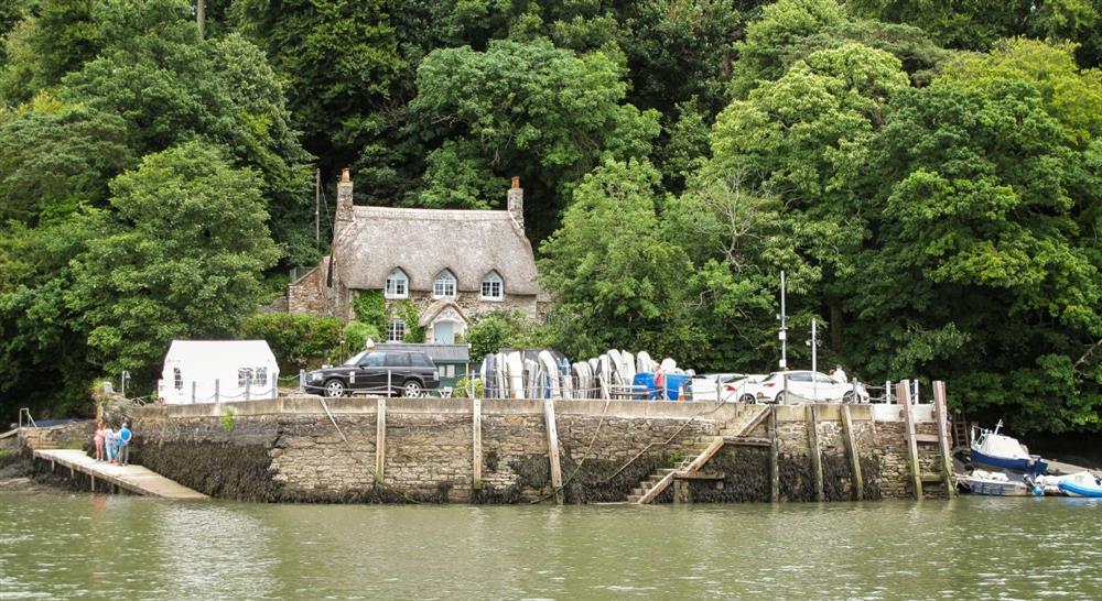 The idyllic setting Ferry Cottage, Brixham, Devon
