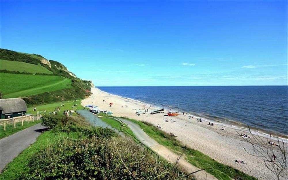 The beach at nearby Branscombe at Greenway Lodge in Seaton