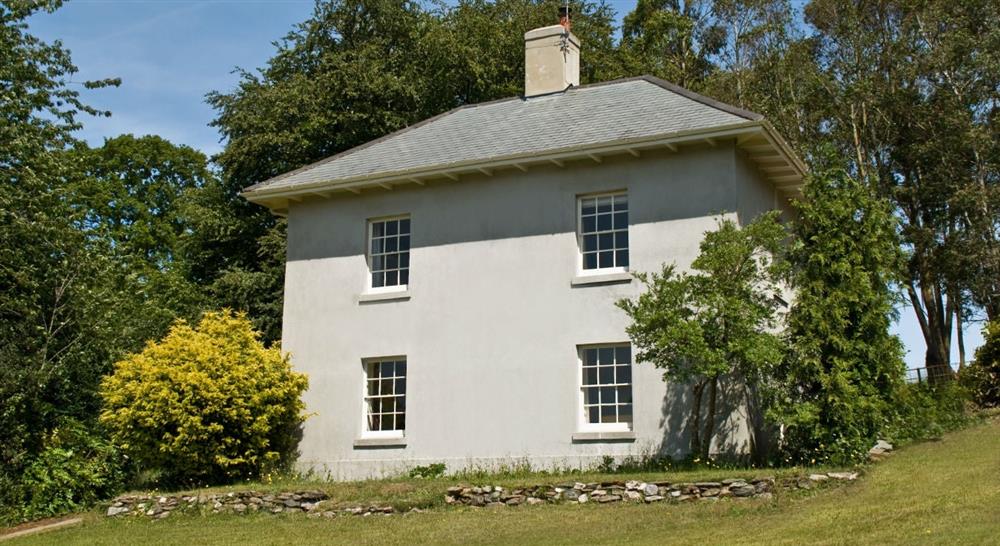 Exterior frontage of South Lodge, Greenway, Devon