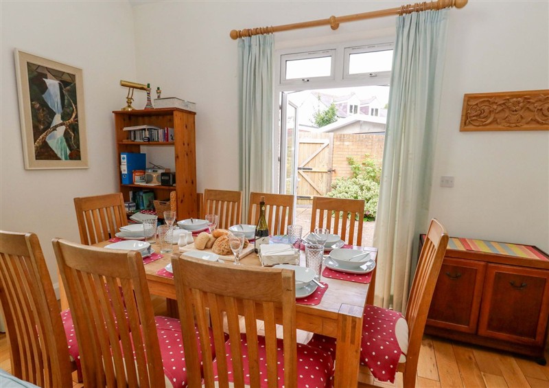 This is the dining room at Greenwell, Weymouth