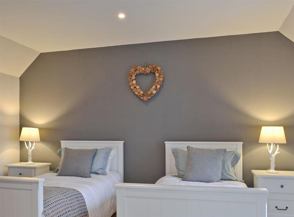 Beautifully presented twin bedroom at Greep in Roag, Isle of Skye., Isle Of Skye