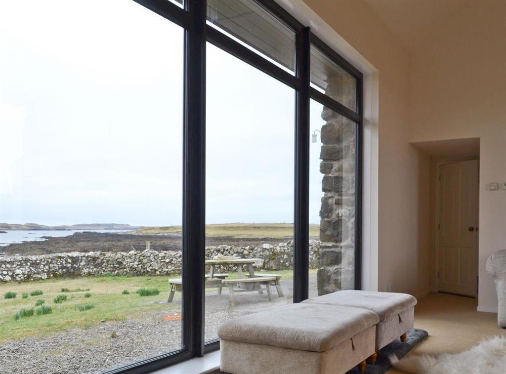 Living room with stunning views overlooking Loch Varkasaig (photo 3) at Greep in Roag, Isle of Skye., Isle Of Skye